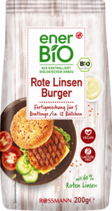 enerBiO Rote Linsen Burger 0.85 EUR/100 g