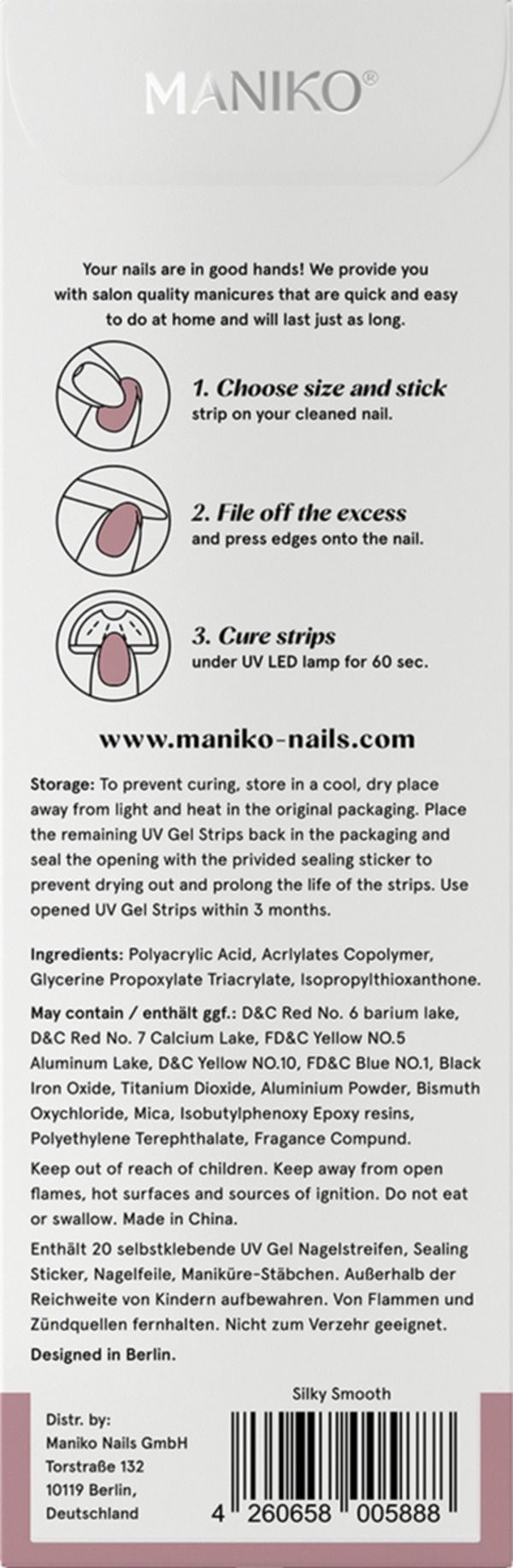 Bild 3 von MANIKO UV Gel Strip Silky Smooth