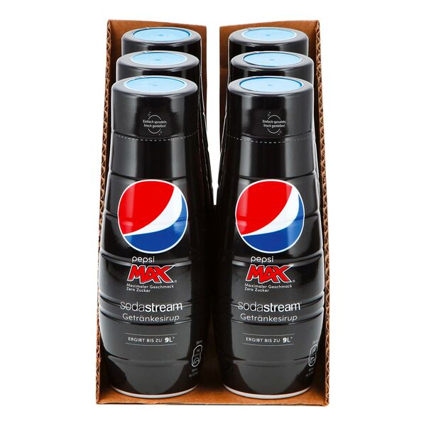 Bild 1 von Sodastream Sirup Pepsi Max 0,44 Liter, 6er Pack
