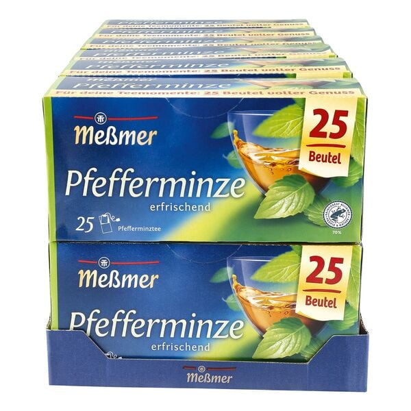 Bild 1 von Meßmer Pfefferminztee 56,25 g, 12er Pack