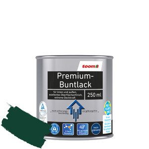 toomEigenmarken - 
            toom Premium-Buntlack hochglänzend moosgrün 250 ml
