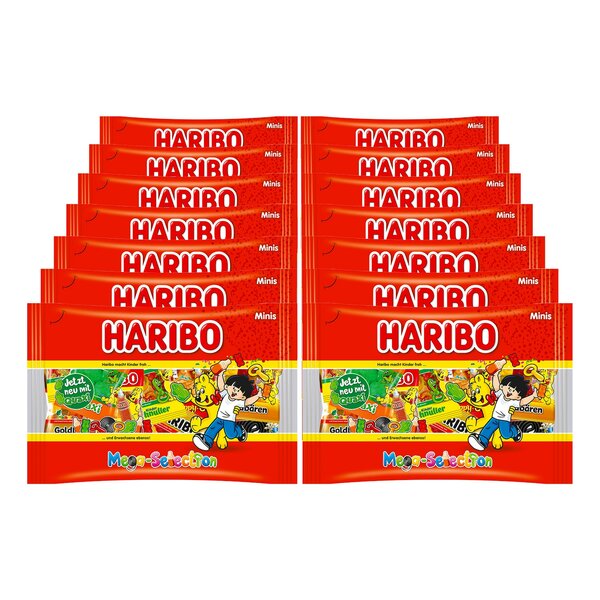 Bild 1 von Haribo Mega Selection 425 g, 14er Pack