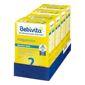 Bebivita 2 Folgemilch 500 g, 4er Pack