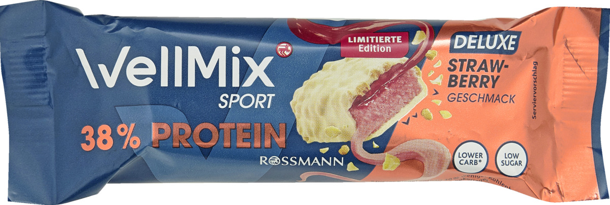 Bild 1 von WellMix Sport Riegel Deluxe Strawberry 1.98 EUR/100 g