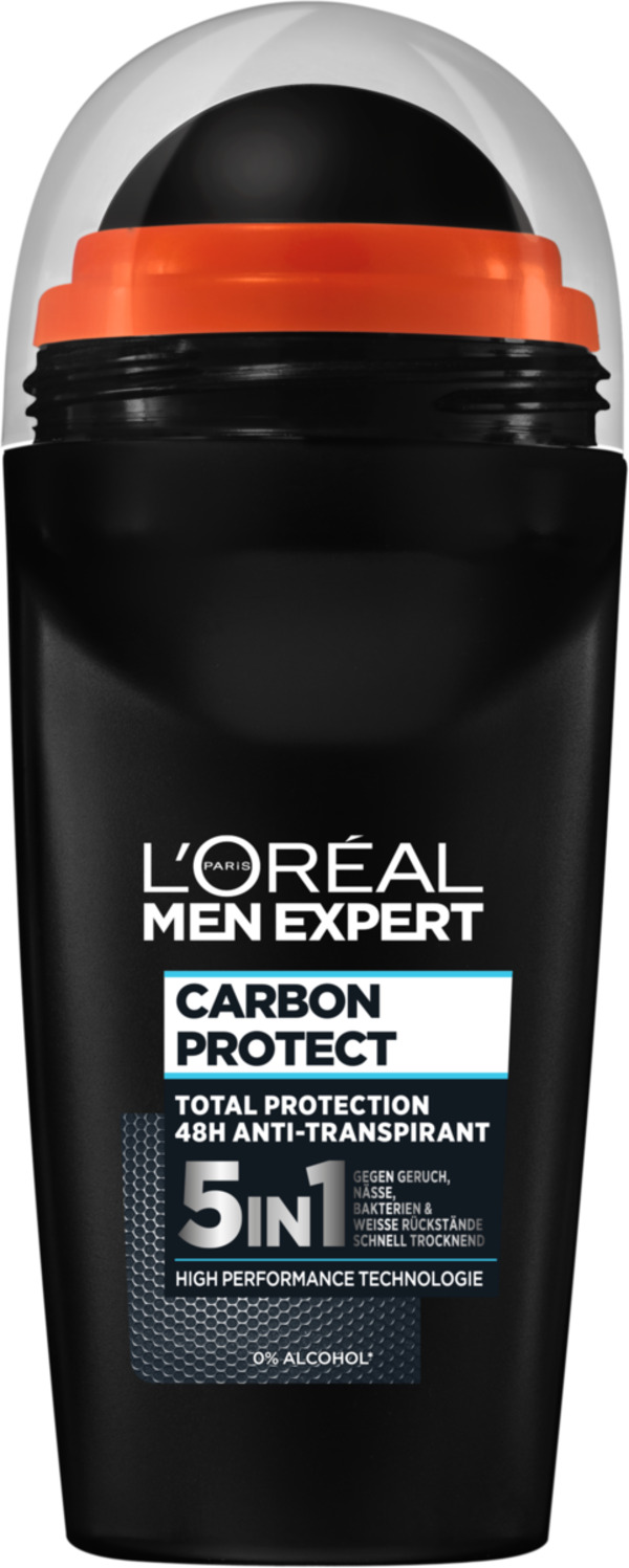 Bild 1 von L’Oréal Paris Men Expert Anti-Transpirant Roll-On Carb 3.98 EUR/100 ml