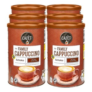 Cafet Cappuccino Schoko 500 g, 6er Pack