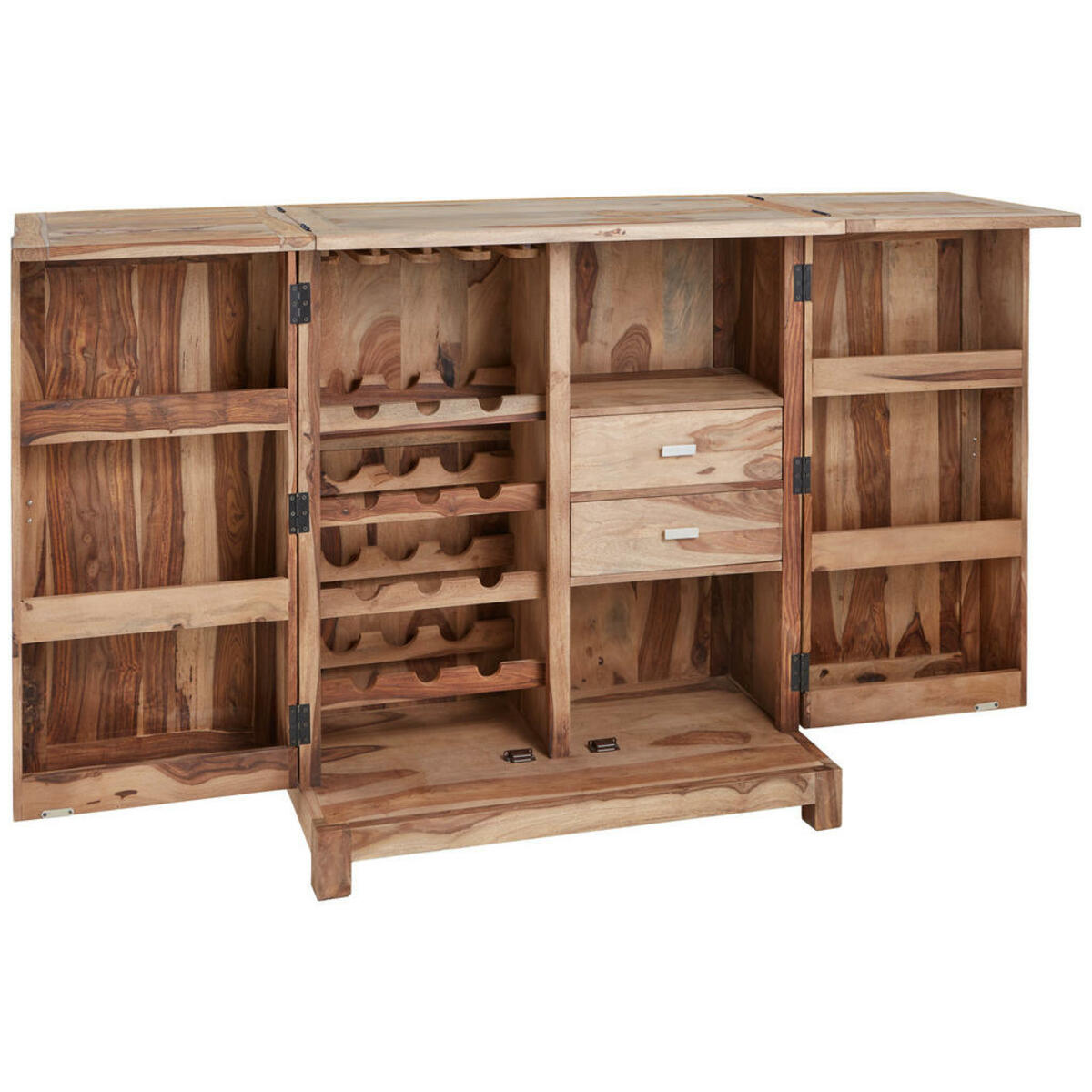 Bild 1 von Landscape BAR Sheesham massiv Beige, Wasserlack Braun