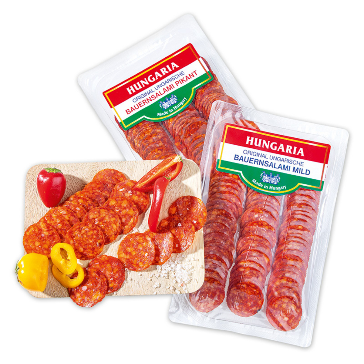 Bild 1 von Hungaria Original ungarische Bauernsalami