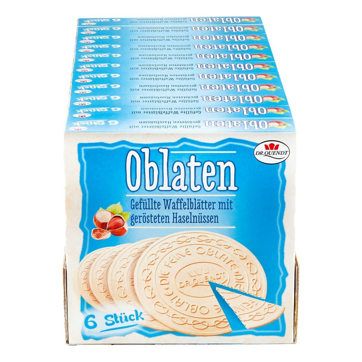 Bild 1 von Dr. Quendt Oblaten Haselnuss 150 g, 11er Pack