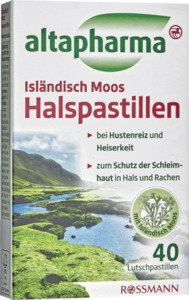 altapharma Isländisch Moos Halspastillen