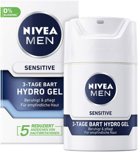 NIVEA MEN 3-Tage Bart Hydro Gel Sensitive 10.98 EUR/100 ml