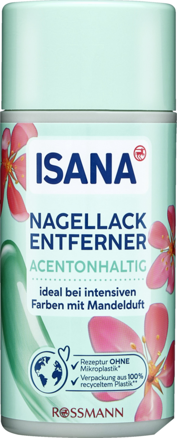 Bild 1 von ISANA Nagellackentferner Mandelduft 0.39 EUR/100 ml