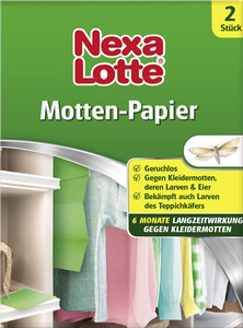 Nexa Lotte Motten-Papier 7.16 EUR/100 g
