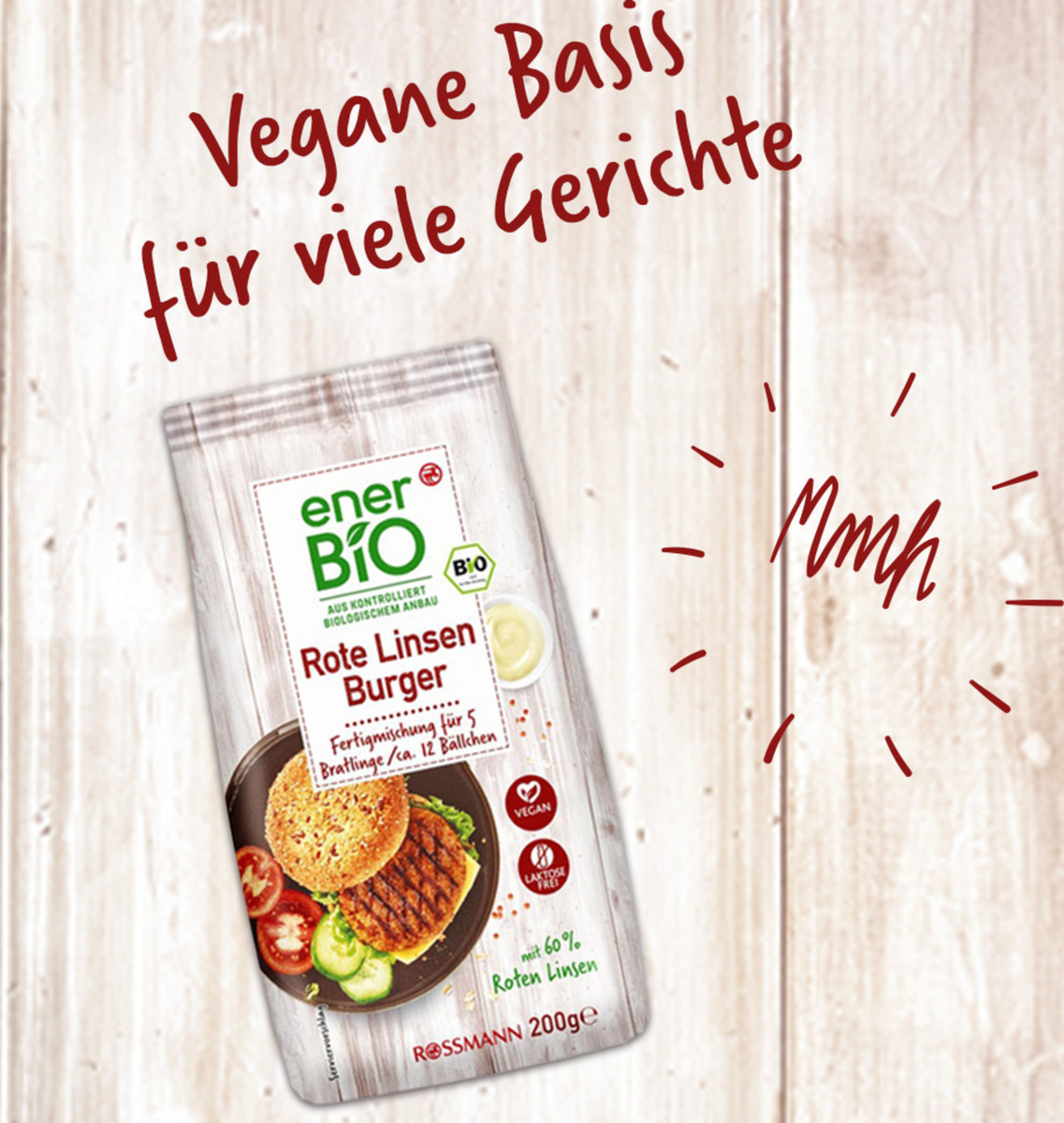 Bild 4 von enerBiO Rote Linsen Burger 0.85 EUR/100 g