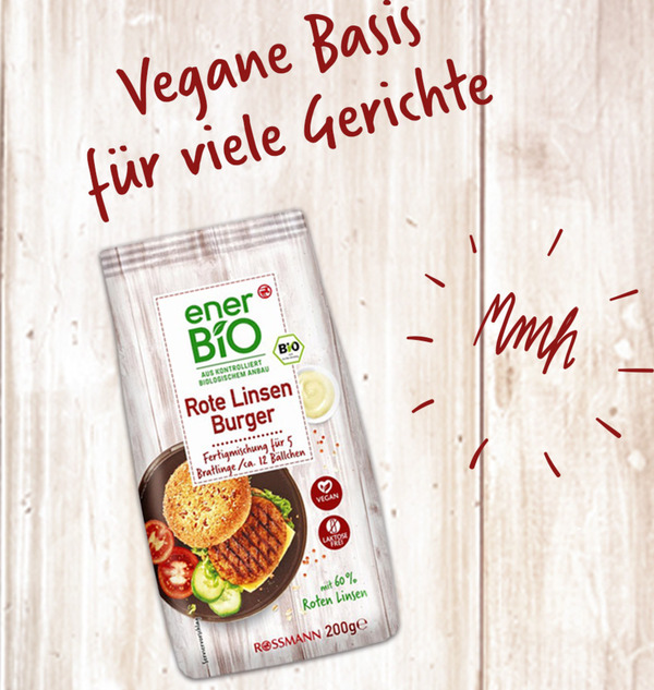 Bild 4 von enerBiO Rote Linsen Burger 0.85 EUR/100 g