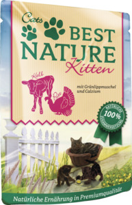 Best Nature Katzenfutter Kitten Pute & Kalb 1.05 EUR/100 g (16 x 85.00g)