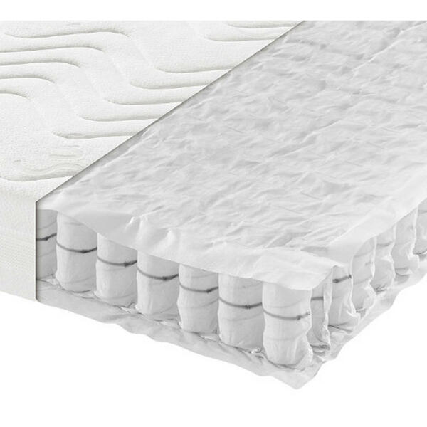 Bild 1 von Sleeptex Taschenfederkernmatratze 160/200 cm , Komfort MED T , Weiß , Textil , H2=mittel bis ca.80kg , 160x200 cm , Doppeltuch , Härtegradauswahl, Bezug abnehmbar/waschbar, Ober- und Unterseite ver