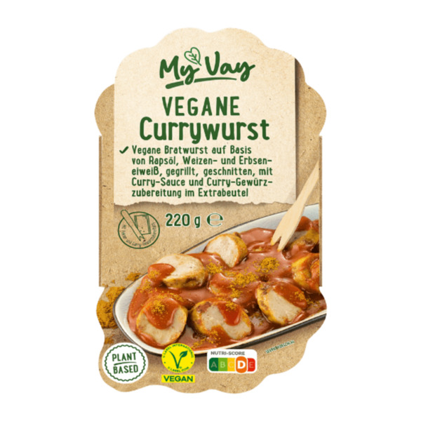 Bild 1 von MYVAY Vegane Currywurst 220g