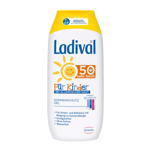 Bild 1 von Ladival Kinder bei Allergischer Haut Gel LSF 50+ 200 ml