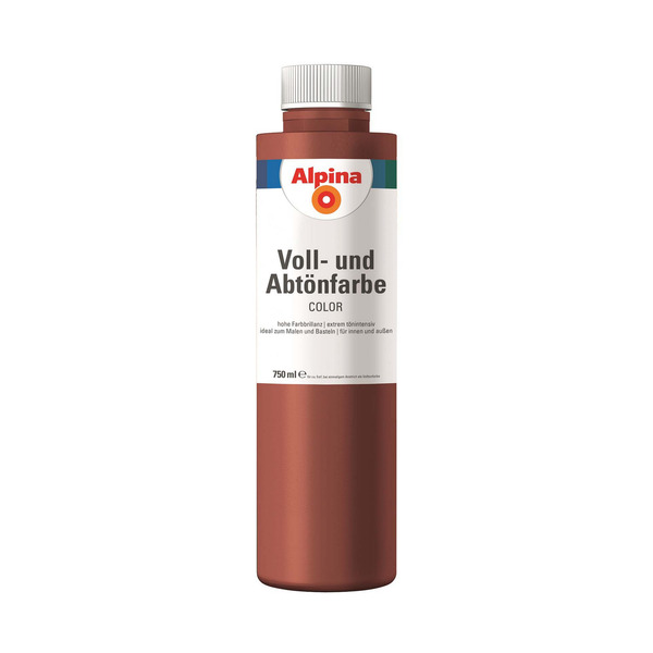Bild 1 von Alpina Color Voll- und Abtönfarbe 'Spicy Red' seidenmatt 750 ml