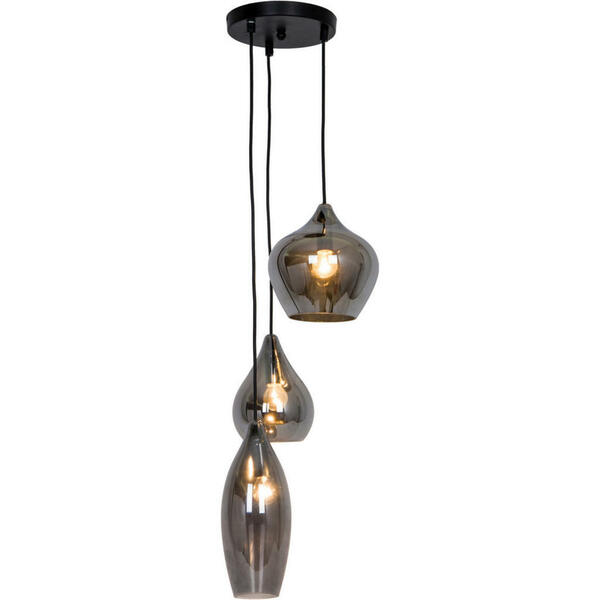 Bild 1 von Marama Hängeleuchte , Gloria*sb* , Grau , Metall, Glas , Kreise , 130 cm , lackiert,glänzend , 007160005701