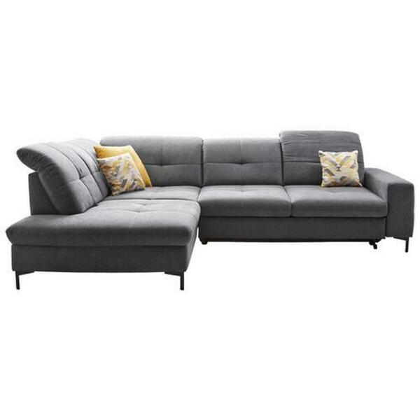 Bild 1 von Xora Wohnlandschaft grau chenille , Mika -Exklusiv- , Textil , Uni , Chenille , Typenauswahl, Stoffauswahl, seitenverkehrt erhältlich, Bettfunktion erhältlich, Hocker erhältlich , 002527031603