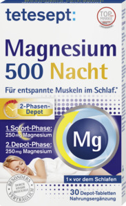 tetesept Magnesium 500 Nacht Tabletten