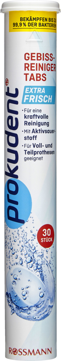 Bild 1 von Prokudent Gebissreiniger Tabs extra frisch