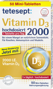 tetesept Vitamin D3 2000 hochdosiert