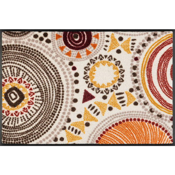 Bild 1 von Esposa Fußmatte 50/75 cm graphik multicolor, naturfarben , Boho Style , Textil , 50x75 cm , rutschfest, für Fußbodenheizung geeignet , 004336017689