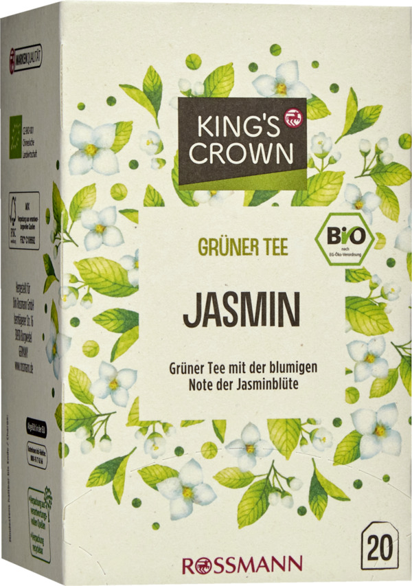 Bild 1 von King's Crown Bio Grüner Tee Jasmin