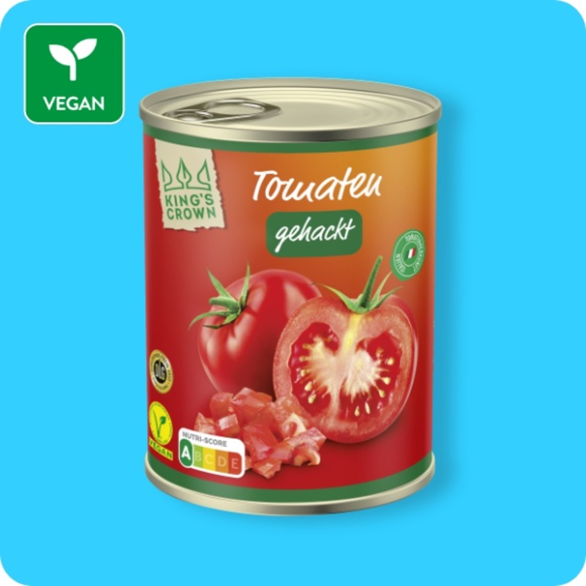 Bild 1 von KING'S CROWN Gehackte Tomaten, Natur