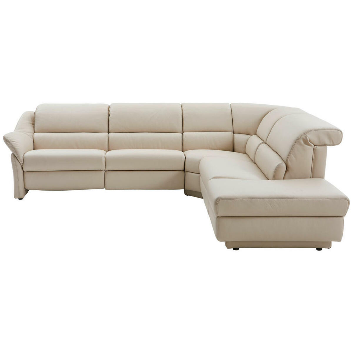 Bild 1 von Himolla Komfortklass Wohnlandschaft hellgrau echtleder , 1523 -Exclusiv- , Leder , 5-Sitzer , pigmentiert , erweiterbar, Typenauswahl, Lederauswahl, Stoffauswahl, Sitzqualitäten, Hocker erhältlich,