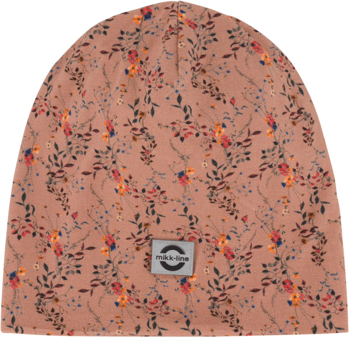 Bild 1 von Mikk-Line Mütze mit Blumen-Muster, rosa, Gr. 98/104