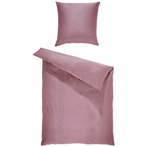 Bio:Vio Bettwäsche satin pink 135/200 cm , Merada , Textil , Uni , 135x200 cm , Satin , 004378011104