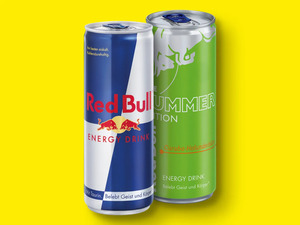 Red Bull Energy Drink, 
         0,25 l zzgl. -.25 Pfand
