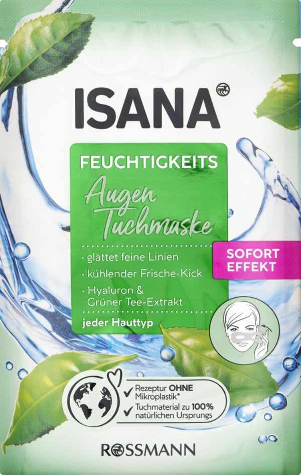 Bild 1 von ISANA Feuchtigkeits Augen Tuchmaske