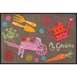 Esposa Fußmatte 50/75 cm graphik braun, multicolor , MY Garden , Textil , 50x75 cm , rutschfest, für Fußbodenheizung geeignet , 004336036489