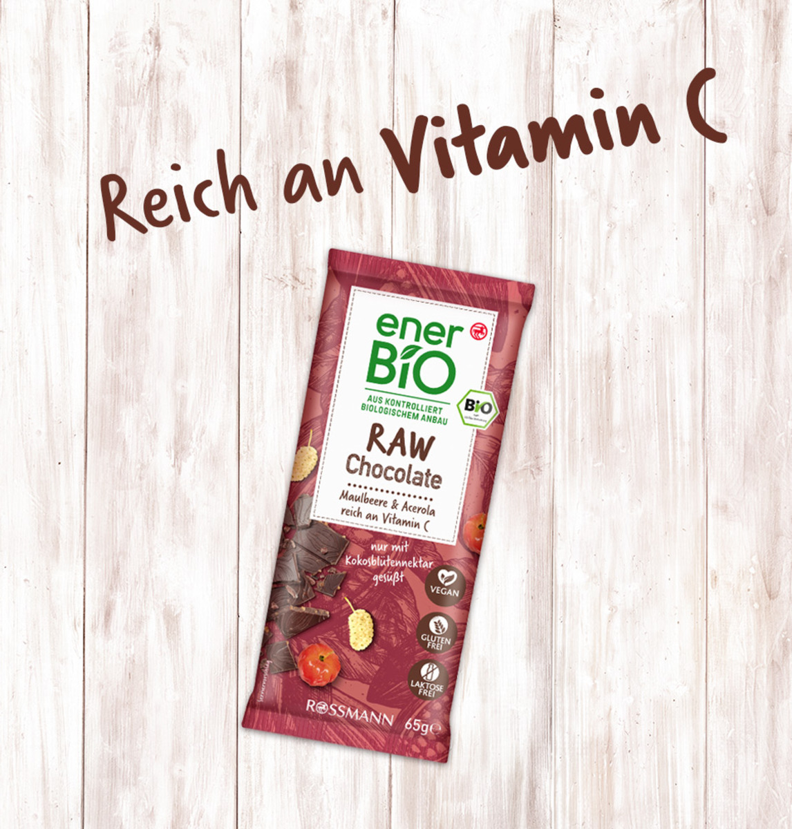 Bild 2 von enerBiO RAW Chocolate Maulbeere & Acerola