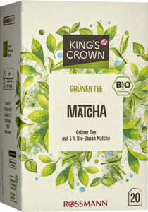 King's Crown Bio Grüner Tee Matcha