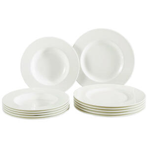 Villeroy & Boch tafelservice 12-teilig , 19-5160-7609 , Weiß , Keramik , Uni , 19x32x34 cm , 003407047602