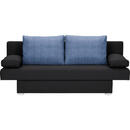 Bild 1 von Carryhome Schlafsofa webstoff blau, schwarz , Mia , Textil , 190x74-86x80 cm , Webstoff , Stoffauswahl, Schlafen auf Sitzhöhe , 002300008705