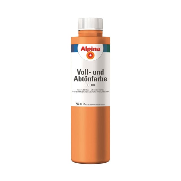 Bild 1 von Alpina Color Voll- und Abtönfarbe 'Fresh Orange' seidenmatt 750 ml