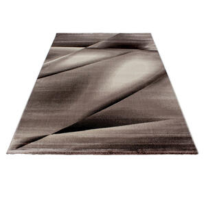 Novel Webteppich 120/170 cm braun , Miami , Textil , Abstraktes , 120x170 cm , Heatset,Heatset , für Fußbodenheizung geeignet, schmutzabweisend, für Hausstauballergiker geeignet, lichtunempfindlic