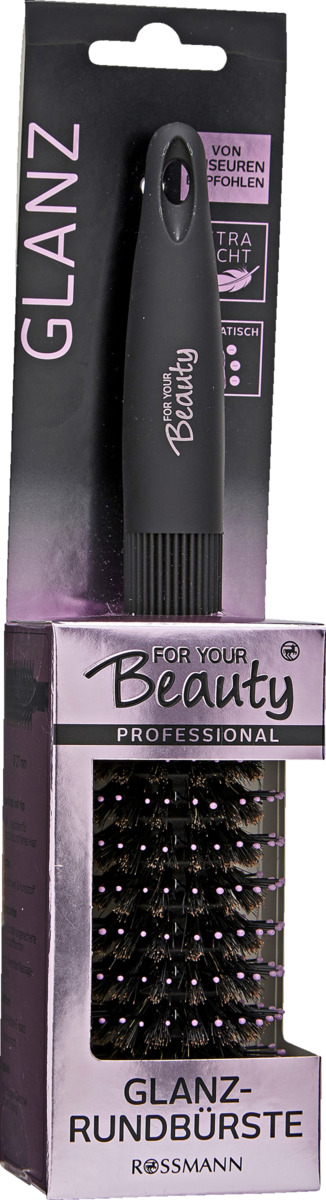 Bild 1 von for your Beauty FOR YOUR BEAUTY PROFESSIONAL GLANZ-RUNDBÜRSTE