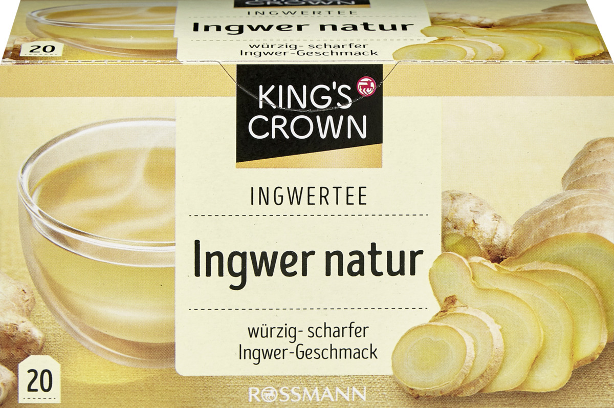 Bild 1 von KING'S CROWN Ingwertee Ingwer natur