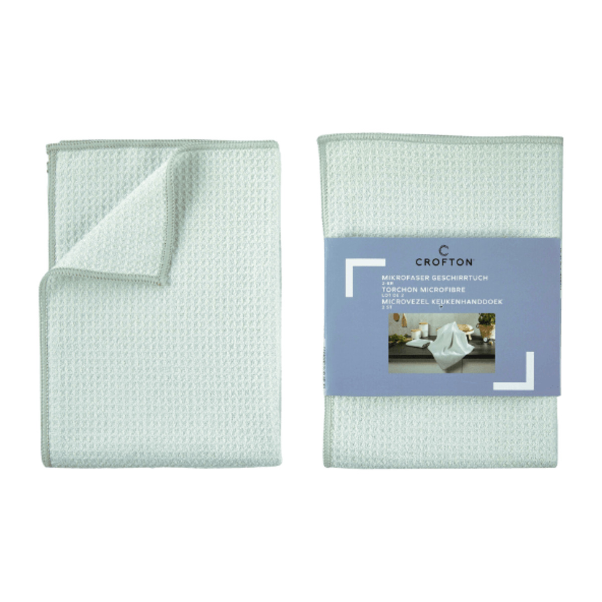 Bild 2 von CROFTON Mikrofaser-Geschirrtücher