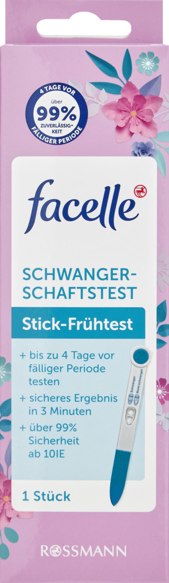 Bild 1 von facelle Schwangerschaftstest Stick-Frühtest