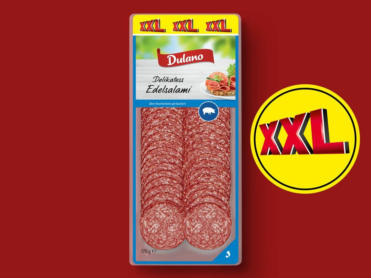 Bild 1 von Dulano Edelsalami geschnitten XXL, 
         170 g