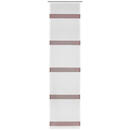 Bild 1 von Novel FLÄCHENVORHANG halbtransparent 60/245 cm , Lasopaso , Bordeaux , Textil , Streifen , 60x245 cm , Webstoff , ohne Technik , 004118053207